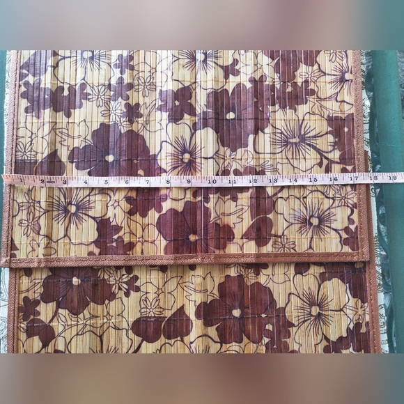 New bamboo tray with placemats. - Picture 13 of 13